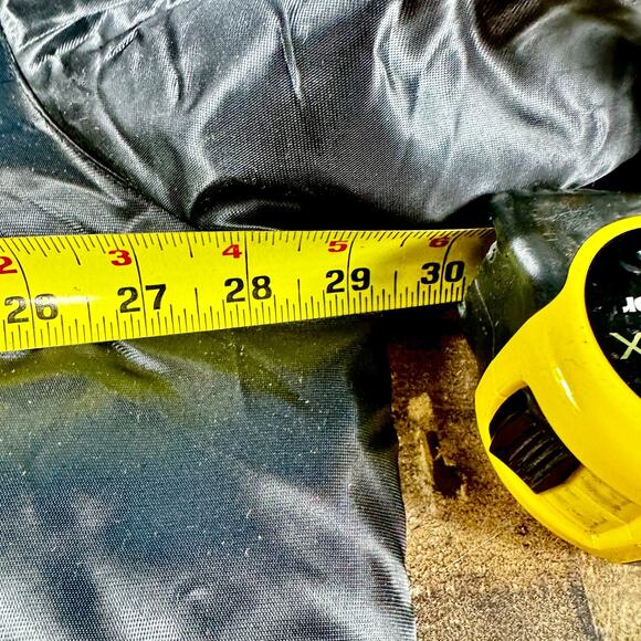 JACK DANIELS Black Satin Bomber STARTER Jacket Mens 2XL Tennessee Whiskey EX - Picture 8 of 12